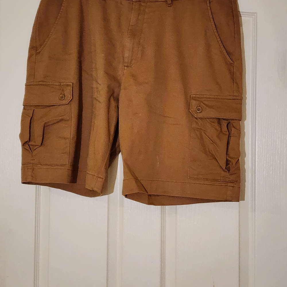 St. John's Bay Brown Cargo Shorts Classic Design
